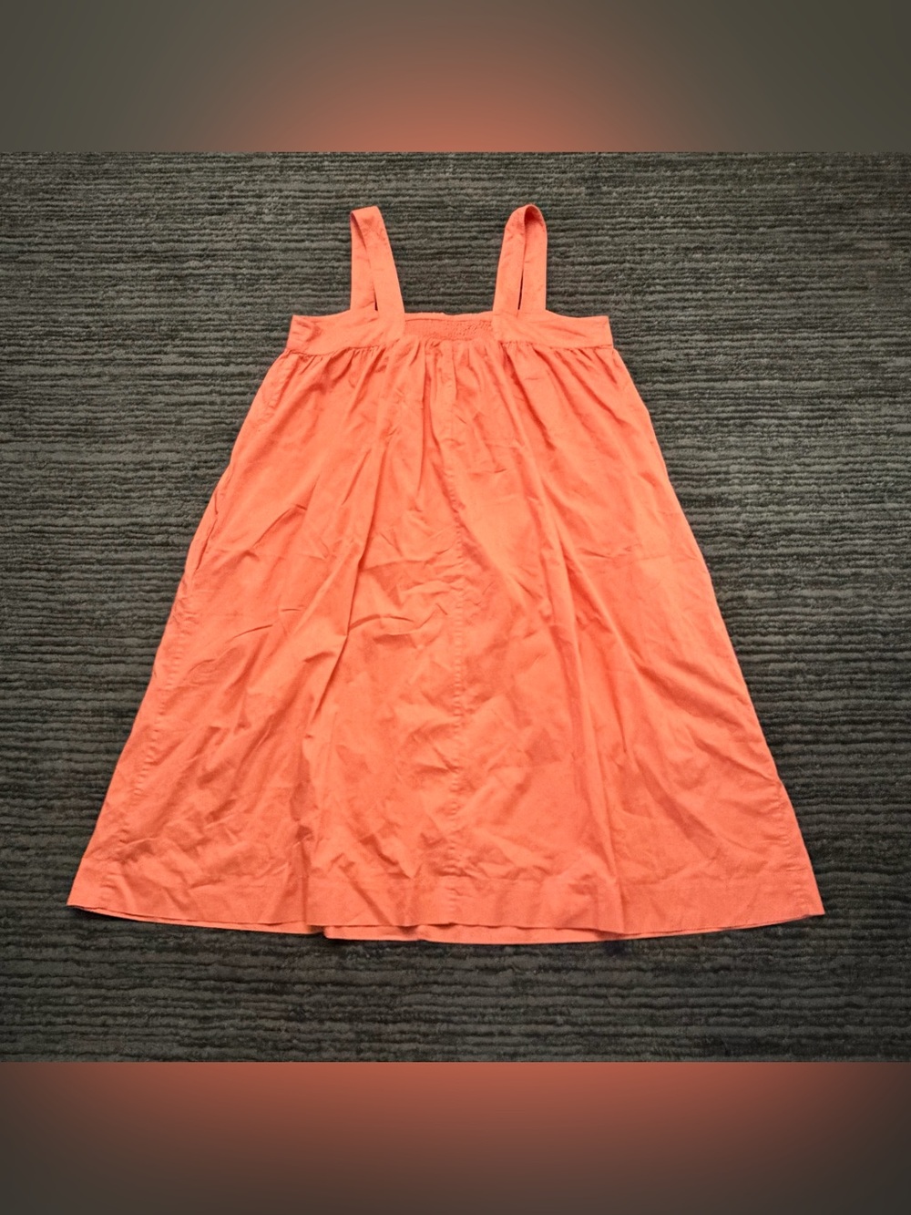 LAKE Coral Pink Square Neck Sleeveless Midi Dress - Picture 2 of 6